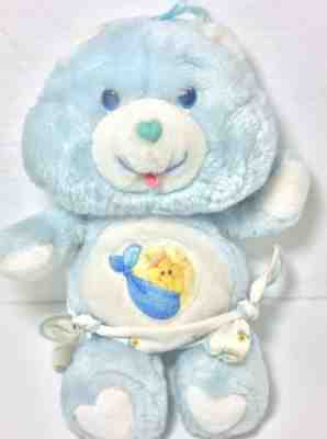 Care Bears CUB Bear TUGS Blue Baby Boy in Diaper Vintage Plush 1983 Kenner 11