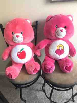 care bear lot jumbo Apple Smart with plush Pink huge big rare Secret Bear 24