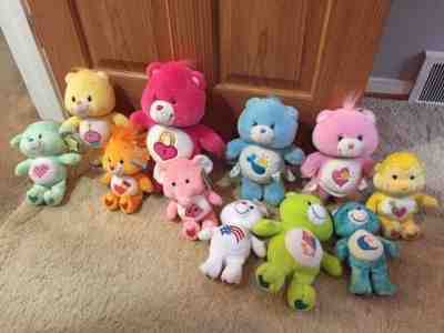 Care Bears 2000's Large Lot Plush, Talking Baby Bear, Great & Clean