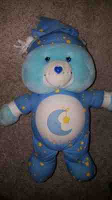 Care Bears 2002 Talking Bedtime Bear Light Up Belly & Plays Lullaby