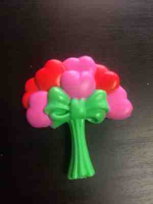 Care Bears Love-A-Lot 1983 Vintage Bouquet of Hearts Flowers Accessory ONLY 