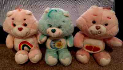 Lot of 3 1983 Classic Care Bears 13