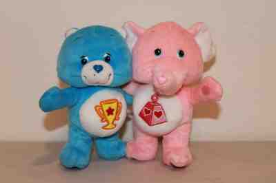 Care Bear Cuddle Pair Plush Champ Bear & Lotsa Love Elephant 7