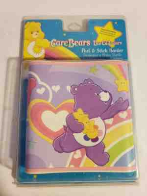 Rare Vintage Care Bear Peel & Stick Wallpaper Border 5"x12' NEW NIP NOS Rainbow