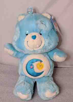 2002 Care Bears 20th Anniversary Blue Beadtime Bear Stuffed Plush 13