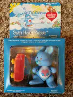 1985 Kenner Swift Heart With Rabbit Speedy Skateboard Care Bears Mint In Box