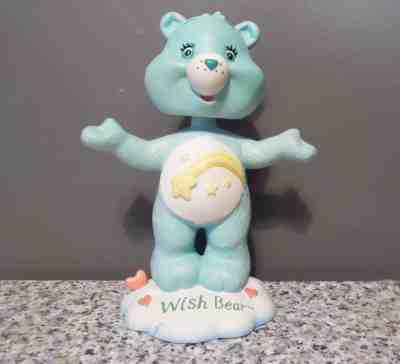 Wish Bear Bobble Head - Green Care Bear Figurine Wobbling Head 
