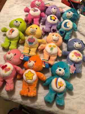 Care Bears Best Friend Bear Special Edition Plush Stuffed Retired Lot Of 10 Rare