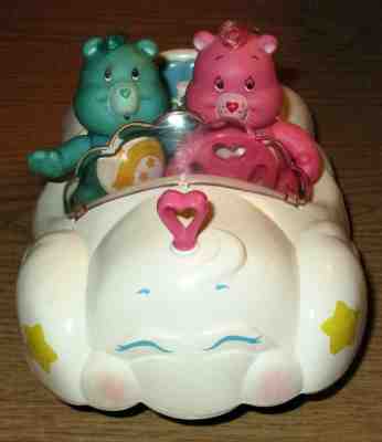 CARE BEARS CLOUD MOBILE + WISH & LOVE A LOT Bear Action Figures 1983 Kenner
