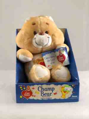 Original Champ Bear Care Bear Vintage in box 