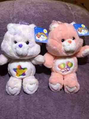 Daydream Bear & True Heart Bear Lot Of 2 Care Bears NWT 13” 2003