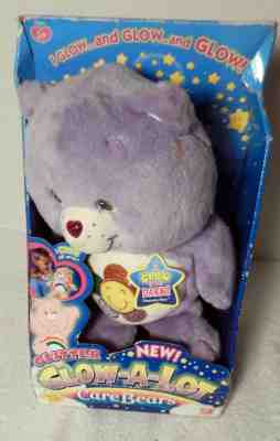 12 inch Plush Glitter Glow-A-Lot Harmony Care Bear New with defects