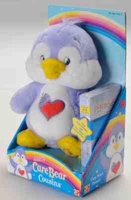 Care Bear Cousins Cozy Heart Penguin New in Box with VHS Tape 2004