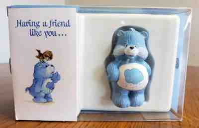 NEW Grumpy Care Bear Ceramic Figurine card gift set American Greetings