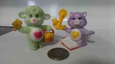 Care Bear Vintage Miniatures Figure Toy Bright Heart Raccoon Gentle Lamb (A21