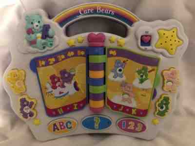 Care Bear Electronic Musical ABC 123 Fun Play Along Learning Story Book 2004