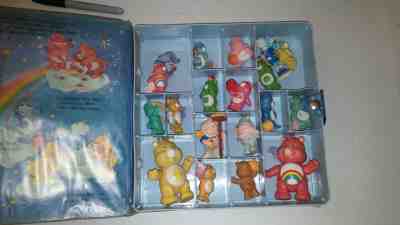 Kenner Care Bears Carry Case Vintage Mini PVC Figure Collection