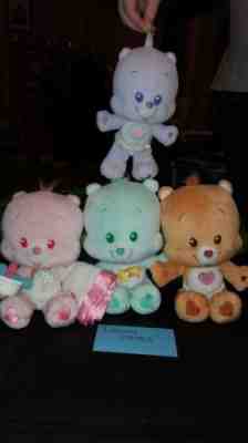 Care Bear Cubs lot of 4....2004/2005: cheer, wish, tenderheart, and share bear. 