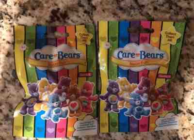 Care Bears Series 5 Lot of 2 Blind Bags NEON FUN Figures Brand New Sealed Bags
