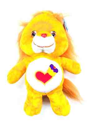(5256) Care Bear BRAVE HEART LION Tie-Dye Cousins SPECIAL EDITION Plush Doll 