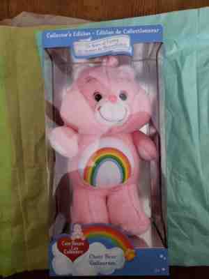 Care Bears CHEER BEAR 35th Anniversary Collector's Edition Pink Plush NIB