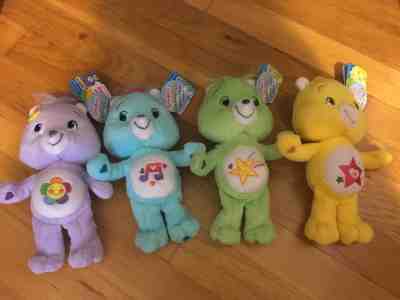 NEW 4 Care Bears Special Edition Series 4 Harmony Heartsong Oopsy Superstar 2007