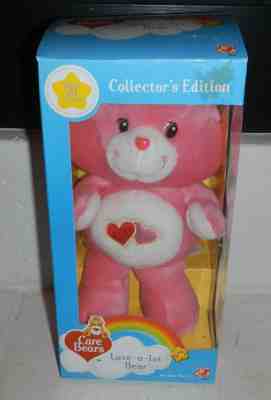 NIB 2003 20th Anniversary Collectors Edition Care Bears Love-a-Lot Bear Plush