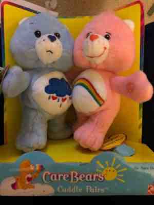 Vintage Care Bears Cuddle Pairs New In Box 2002 Cheer And Grumpy