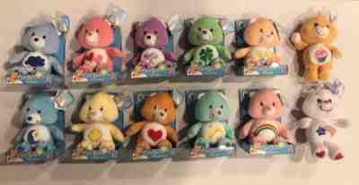 12 Vintage CARE BEARS PLUSH FIGURE LOT 1980s SET 10 NIB, 2 NWT RARE