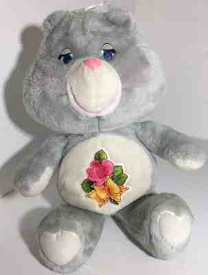 Care Bear GRAMS Grey Bear 1983 Plush Stuffed Toy 15
