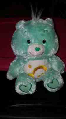 2005 care bears fluffy and floppy edition wish bear, clean super soft