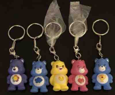 New Care Bears Lot Of 5 Kidrobot Keychains Funshine Grumpy Secret Harmony Champ