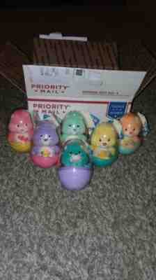 Care Bear Happy Easter Egg Lot of 6 all new with tags. HTF
