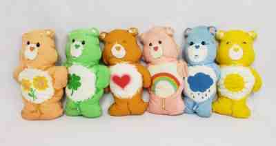 VTG Care Bears Plush Pillow Stuffed Fabric Panels 13" Lot