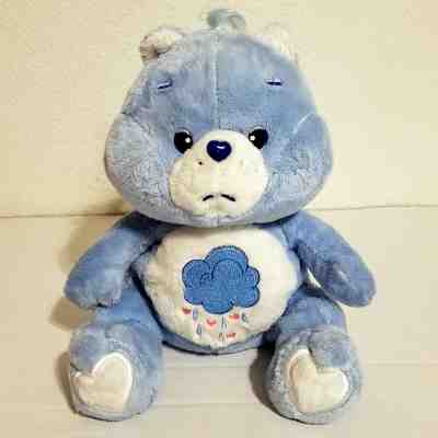 Vintage Care Bears 2004 - Blue Grumpy BEAR 12" Plush Stuffed Animal HARD TO FIND