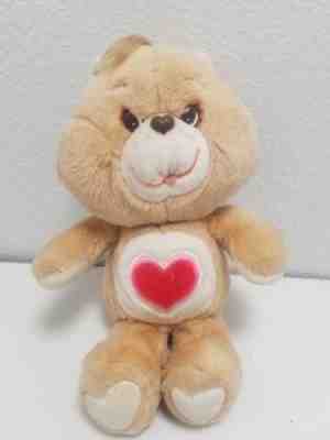 Care Bears Vintage Plush Tenderheart 13 Inch Bear by Kenner 1983 Authentic