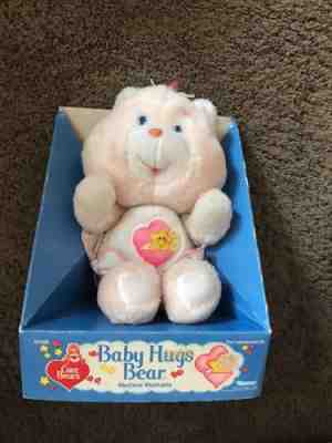 Vintage Care Bears Baby Hugs Bear Original Box 1984