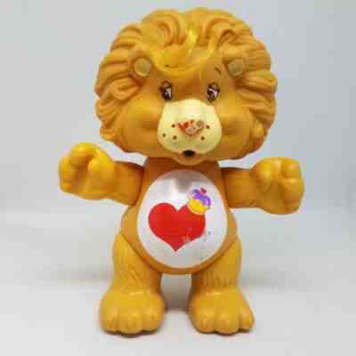 Vintage Care Bears Cousin Poseable Figure Brave Heart Lion 1985