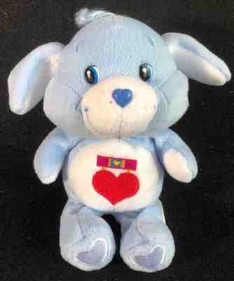 Care Bears Dog Loyal Heart Cousin Plush Stuffed Animal Vintage Carlton Cards 8