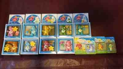 Care Bears Vintage Figurines and Care Bear Cousins By Kenner 1984 -  12 NIB