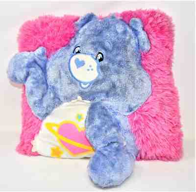 Rare 2005 Care Bear Throw Pillow Furry  13