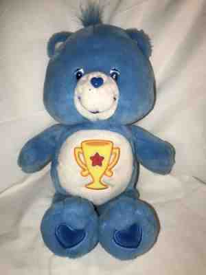 CARE BEAR TROPHY PLUSH BLUE CHAMP CUP STAR BABY BOY GIRL 13