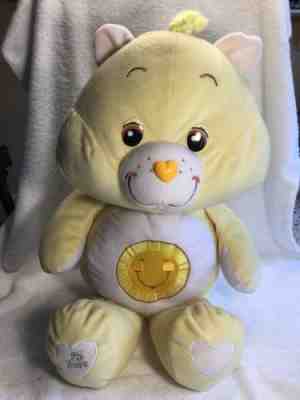 Jumbo 25” FUNSHINE CARE BEAR - 25th Anniversary - Yellow Stuffed Plush - 2007