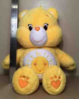 Yellow Funshine Sunshine Care Bear 2014 15-20 inch Plush Stuffed Animal Stuffy