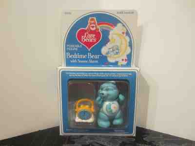 1984 Kenner Care Bears Poseable Figure Bedtime Bear w/ Snooze Alarm UNPUNCHED