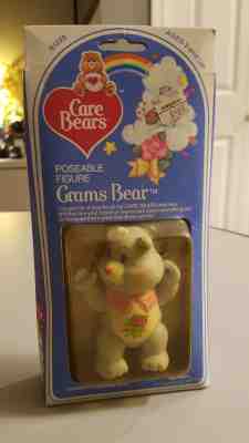 1984 Kenner Care Bears Poseable Grams Bear Poseable Figure #61220 NIB