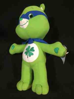 Care Bear Good Luck Shamrock Bandit with Cape & Mask 14