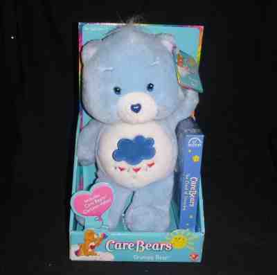 Care Bears Grumpy Bear & Cartoon VHS Video Cloud of Uncaring Blue White 2002 NIB