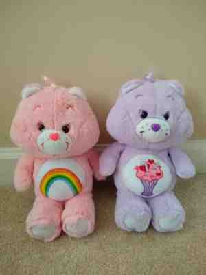 Care Bears Set of 2 Plushes Cheer & Share 35th Anniversary Collector Edition 12