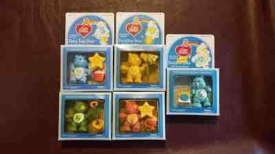 Care Bears Vintage Figurines and Care Bear Cousins By Kenner 1984 - 5 NIB